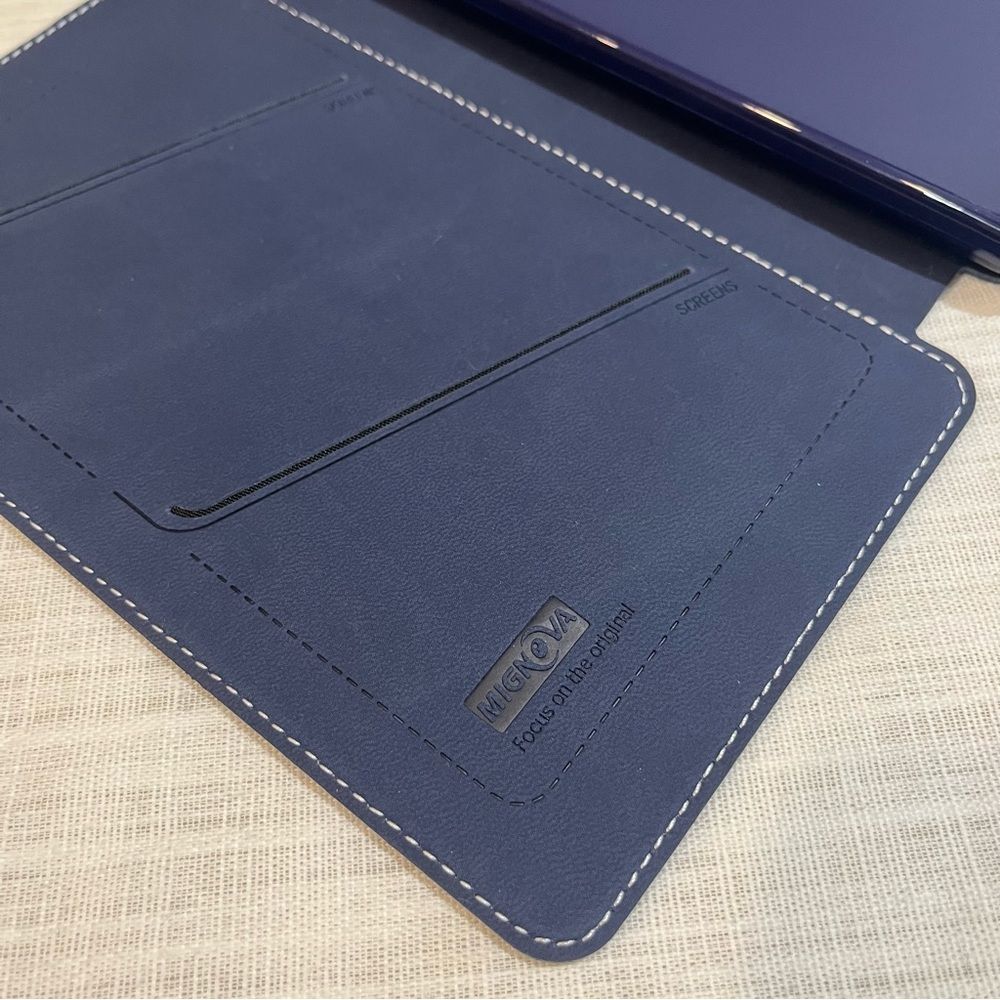 Mignova Slim Case Synthetic Leather Folio Book Cover Case with Card Pocket - Picture 4 of 11
